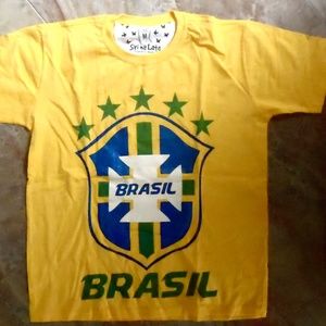 Authentic BRASIL T-Shirt Size: M *BRAND NEW*